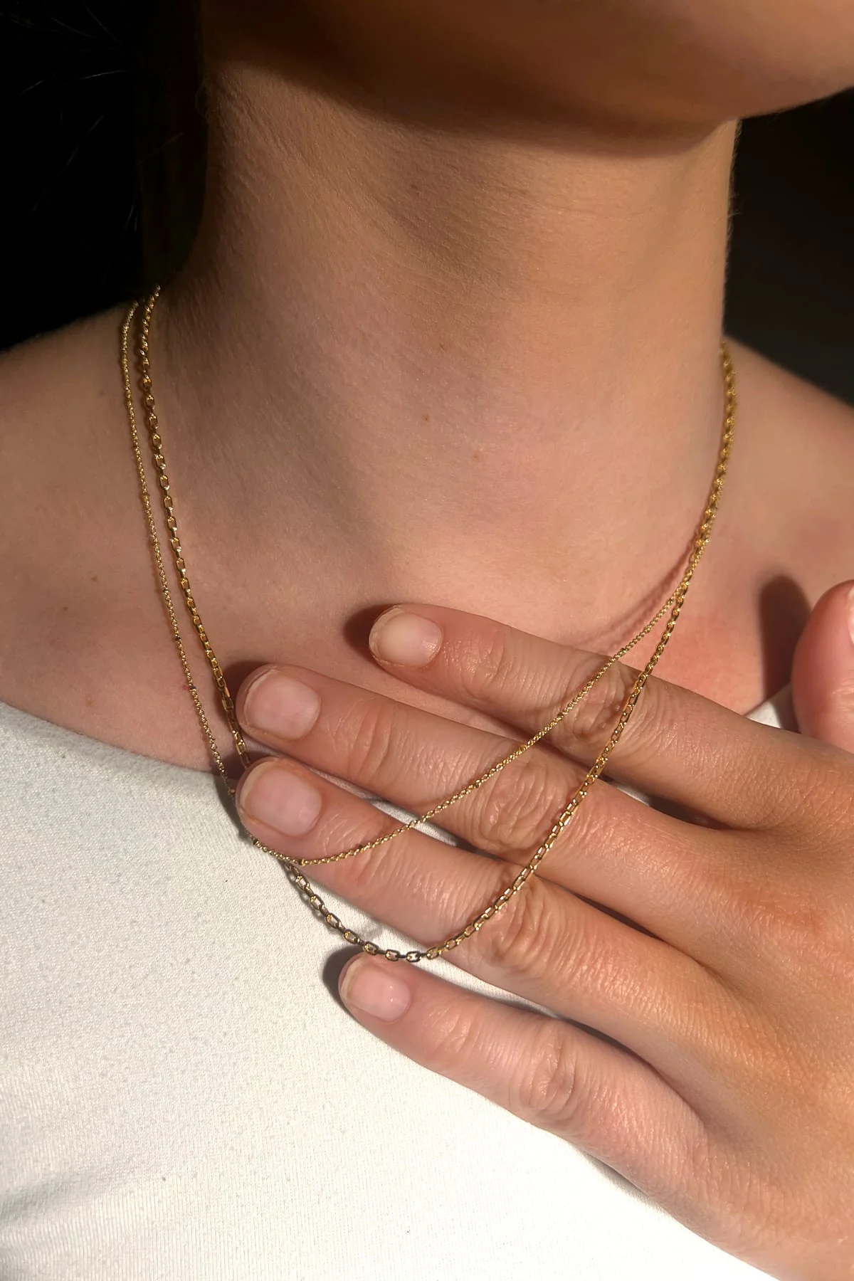 9ct Yellow Gold 50cm Flat Diamond Cut Cable 1.6mm Chain - Image 3