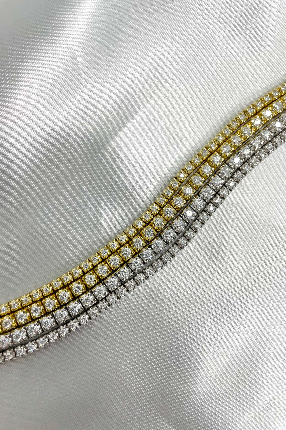 2.00 Carat Diamond Tennis Bracelet in 9ct Yellow or White Gold - Image 6