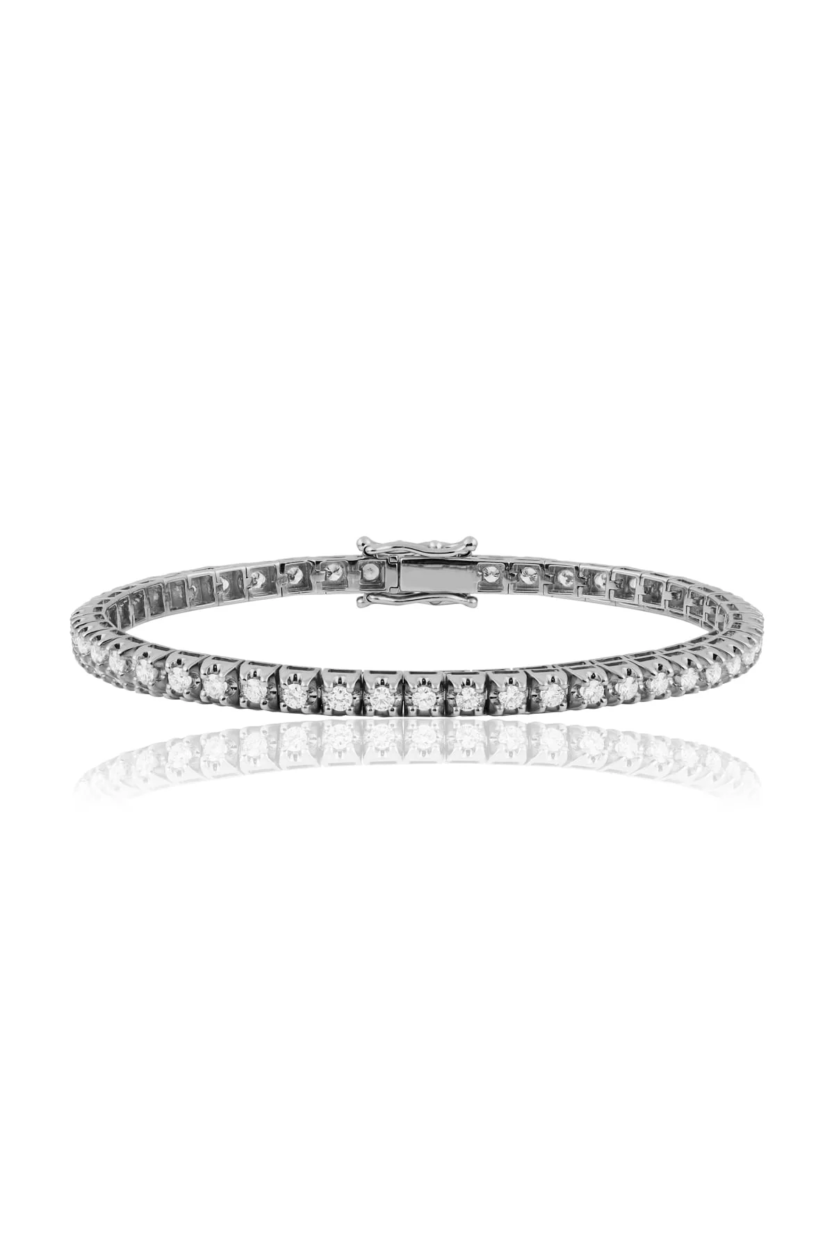 2.00 Carat Diamond Tennis Bracelet in 9ct Yellow or White Gold - Image 8