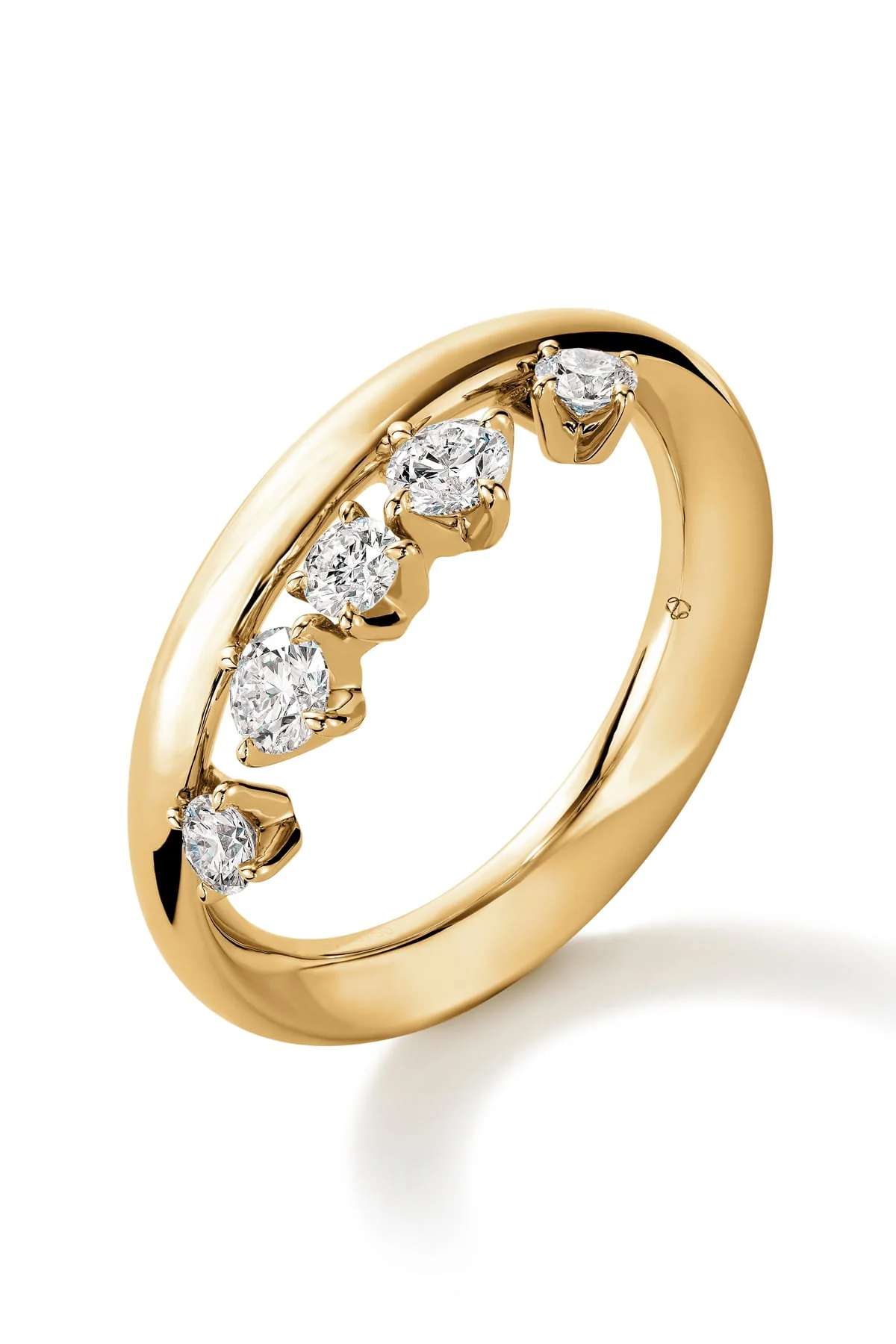Barre Floating Diamond Ring from Hearts On Fire - Image 3
