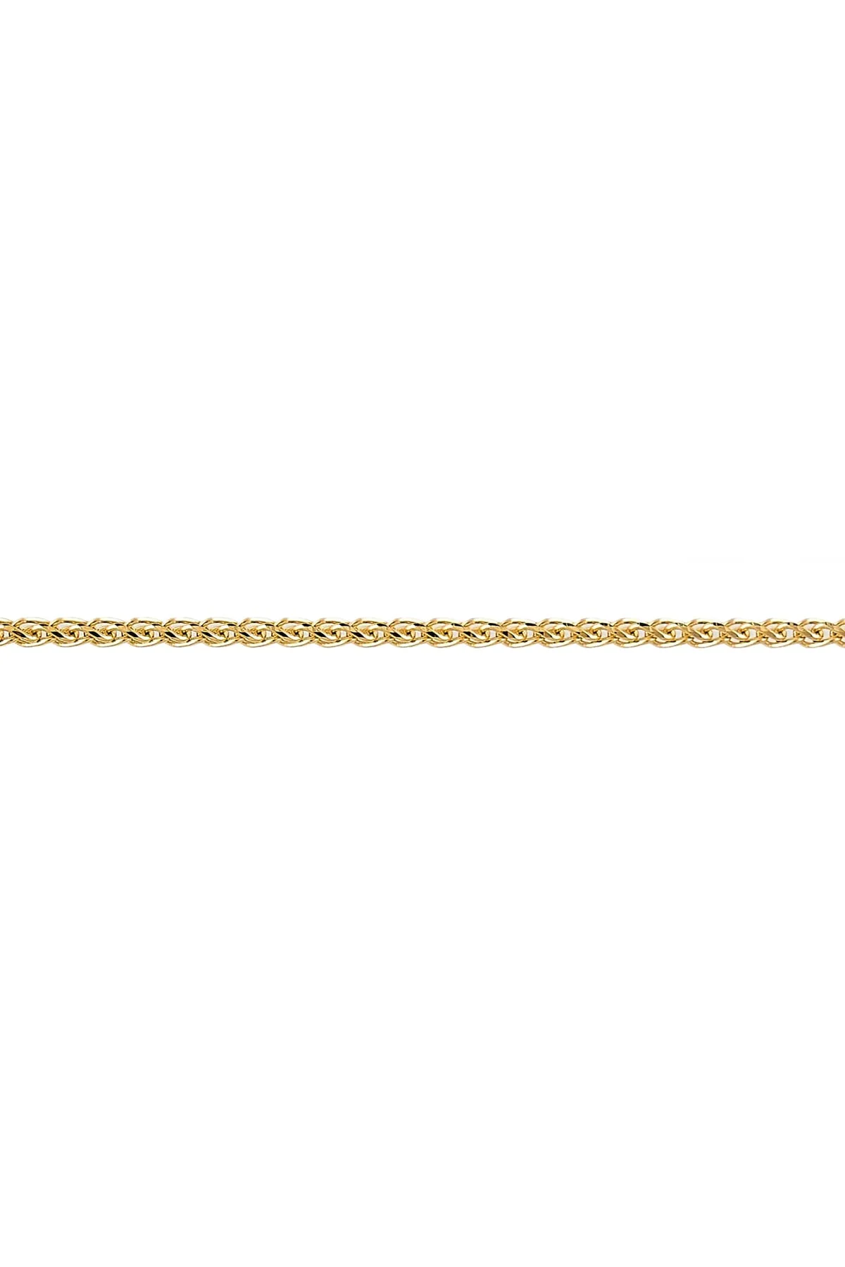 Diamond Cut Foxtail Chain In 9 Carat Yellow Gold - Image 3