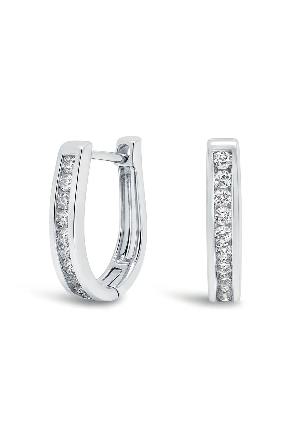 LeGassick Diamond Huggie Earrings - Image 3