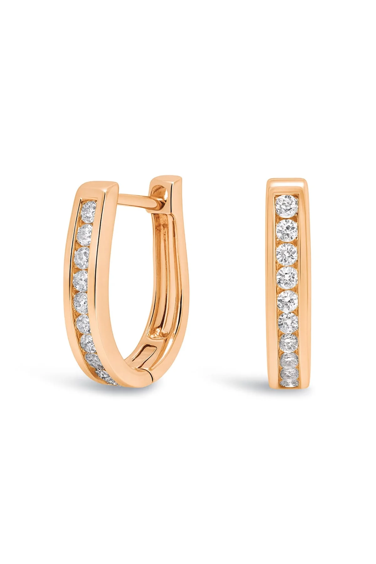 LeGassick Diamond Huggie Earrings - Image 4