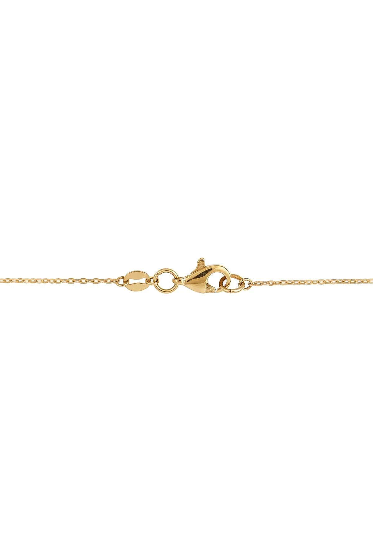 Fancy Cable with Paper Clip Necklet In 9 Carat Yellow Gold - Image 3