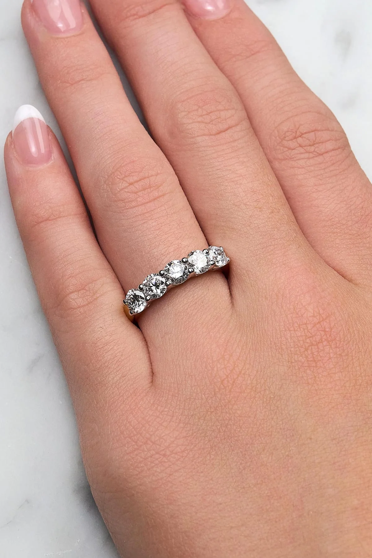 Sienna… 2.50 Carat Lab-Grown Diamond Set Ring In Two-Tone 18ct Gold - Image 3