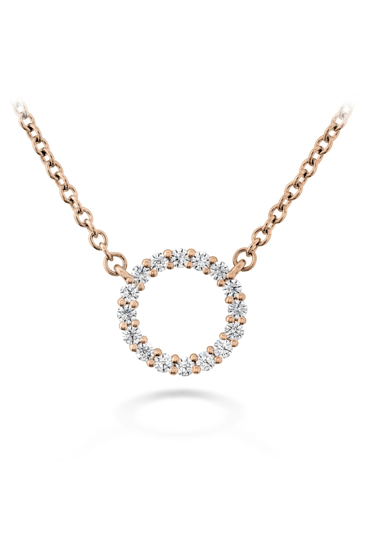 Small Signature Circle Pendant From Hearts On Fire - Image 4