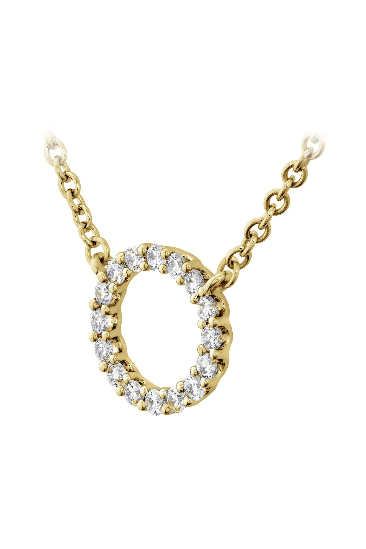 Small Signature Circle Pendant From Hearts On Fire - Image 6