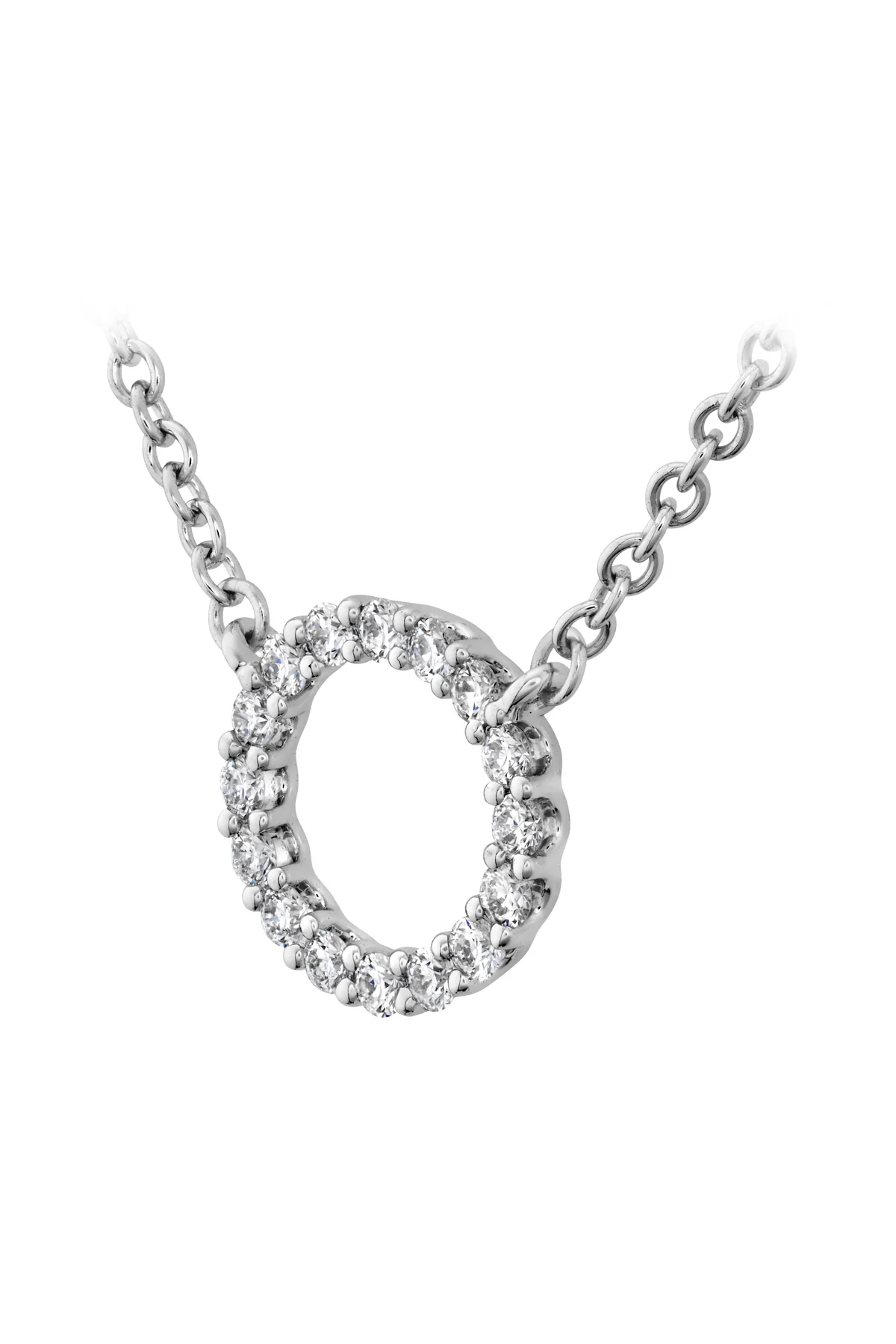 Small Signature Circle Pendant From Hearts On Fire - Image 8