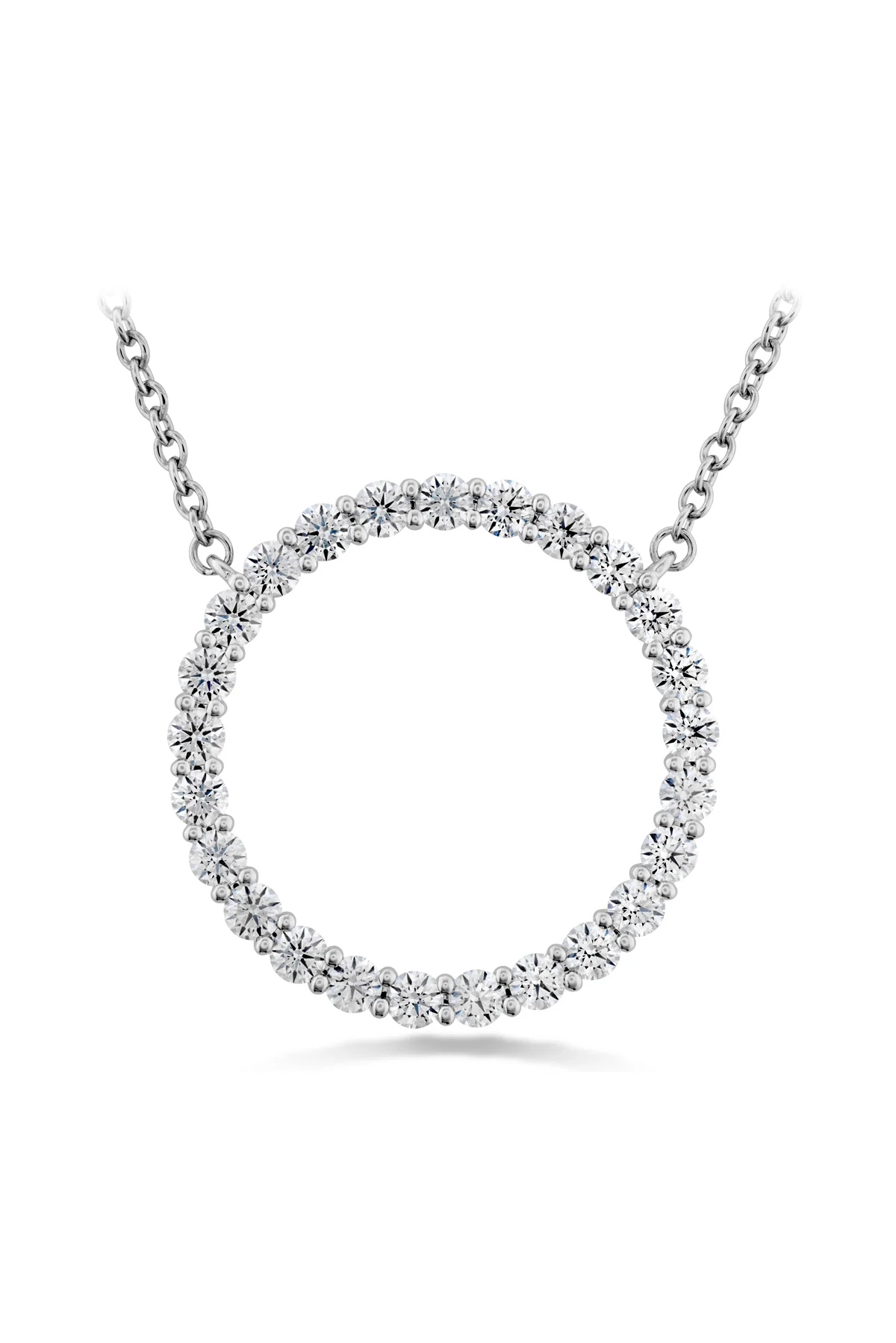 Large Signature Circle Pendant From Hearts On Fire - Image 3