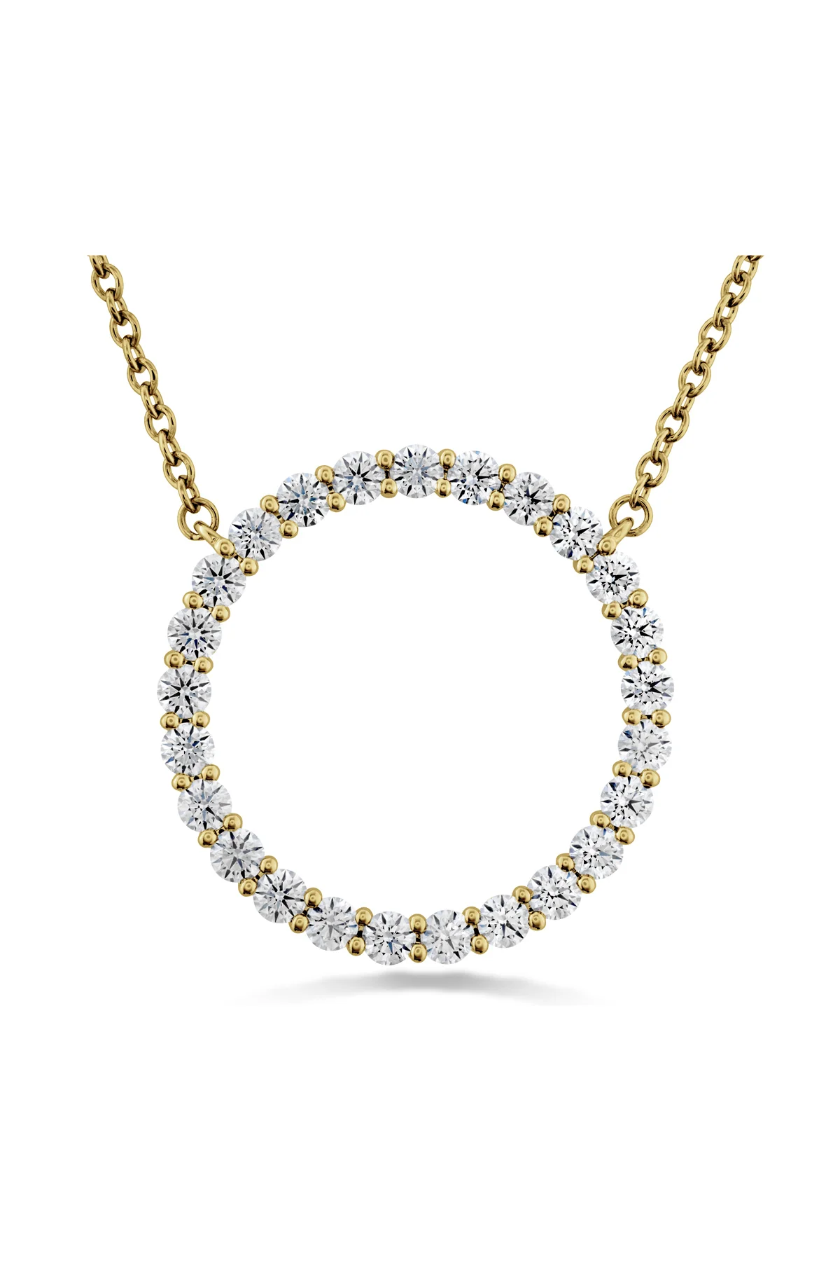 Large Signature Circle Pendant From Hearts On Fire - Image 4