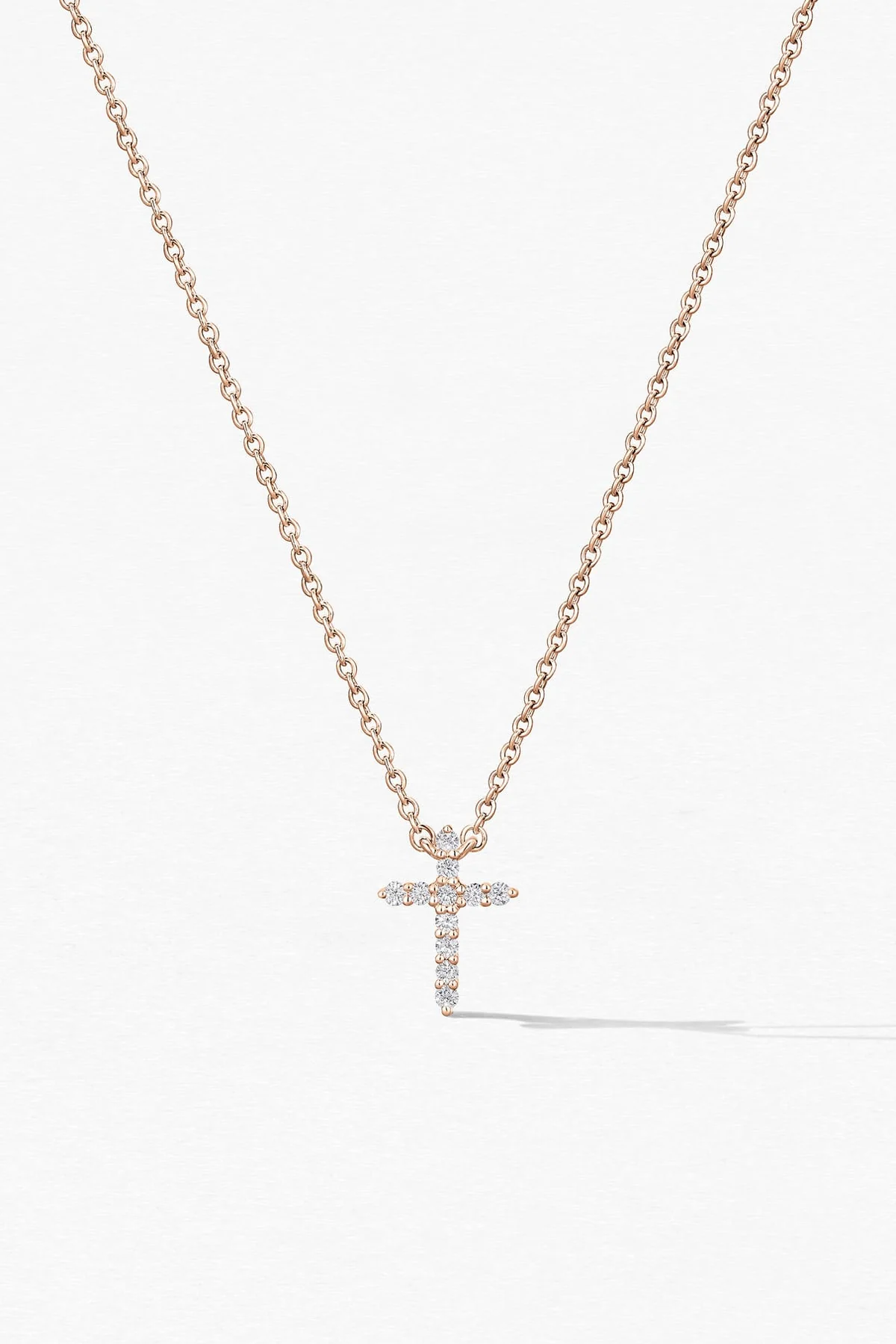 Small Signature Cross Pendant From Hearts On Fire - Image 5