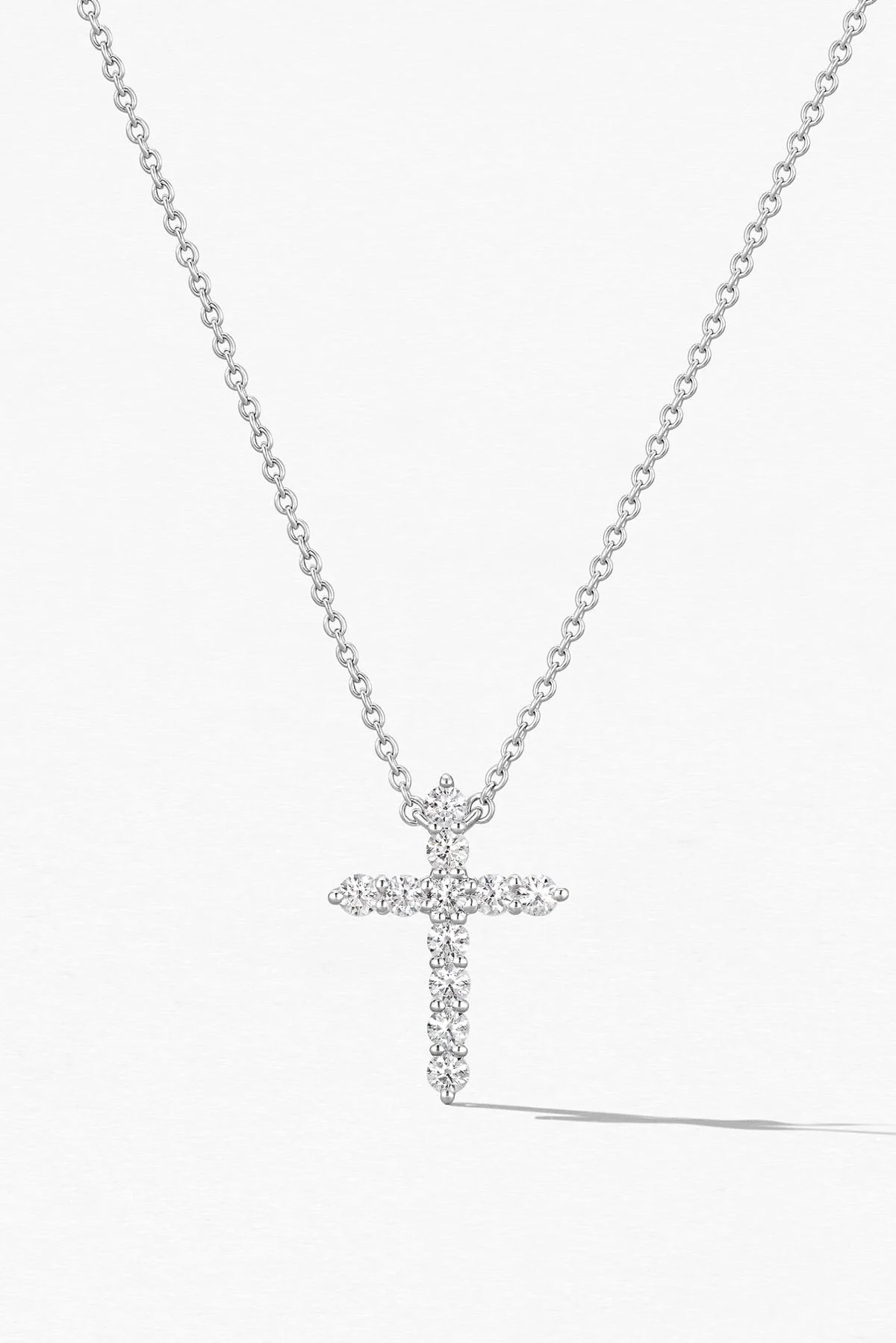 Large Signature Cross Pendant From Hearts On Fire - Image 4