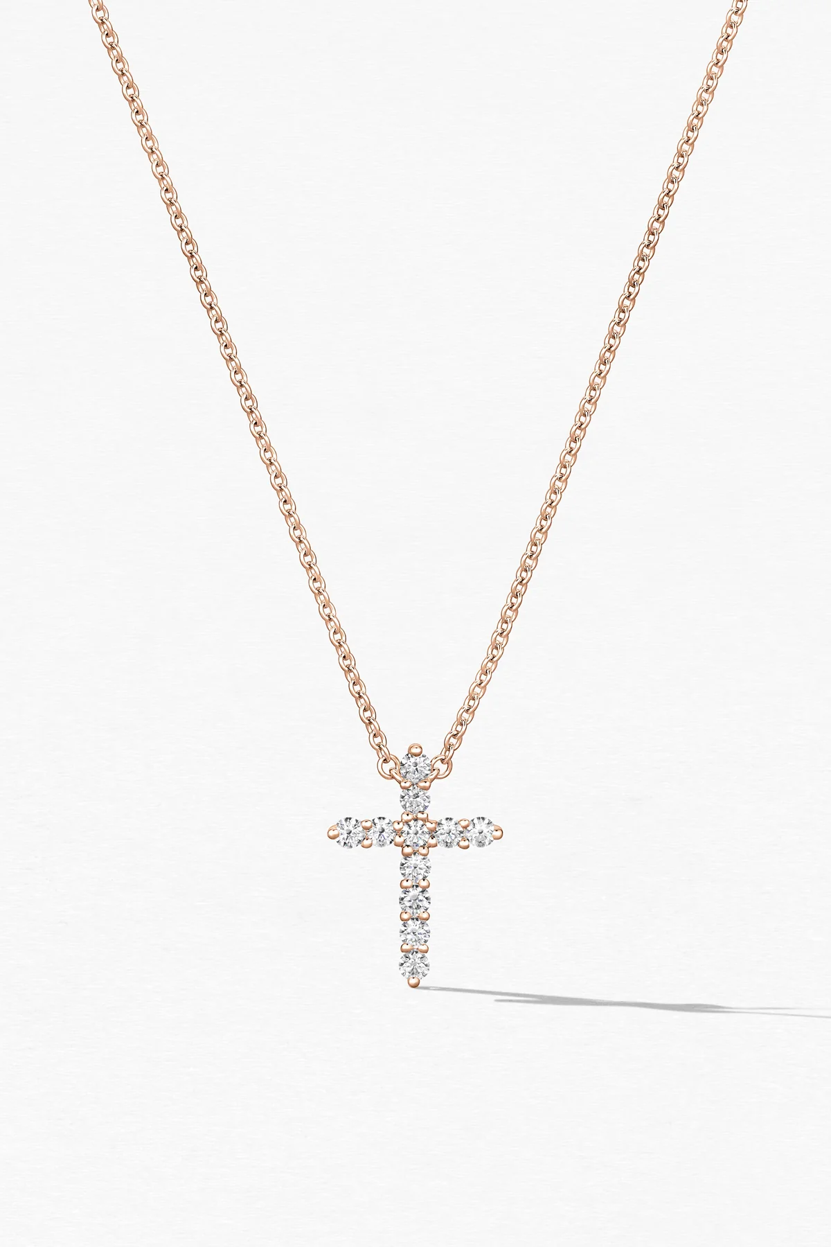 Medium Signature Cross Pendant From Hearts On Fire - Image 5